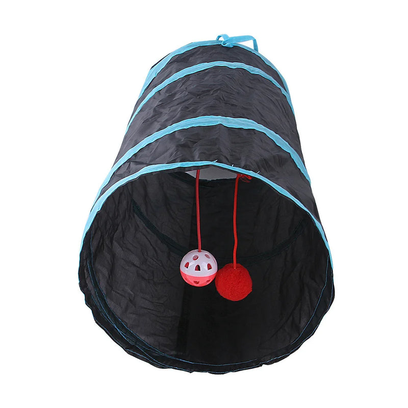 Túnel para gatos dobrável